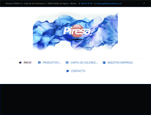 Tablet Screenshot of pinturaspiresa.com